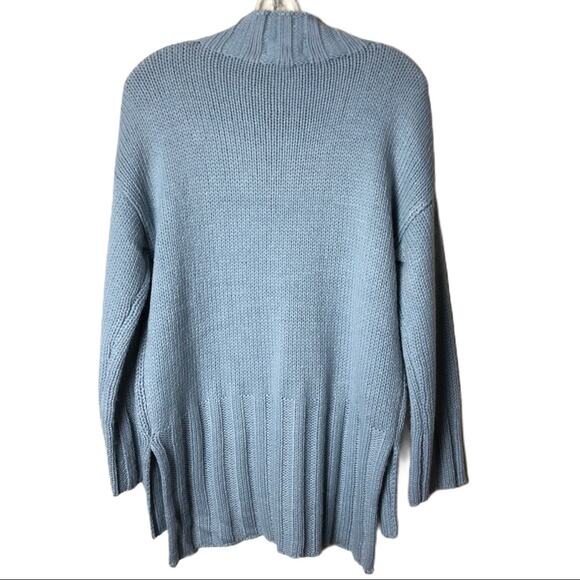 For The Republic Womens Sweater Size XS Blue Oversized Pullover Long Sleeve - Picture 2 of 8